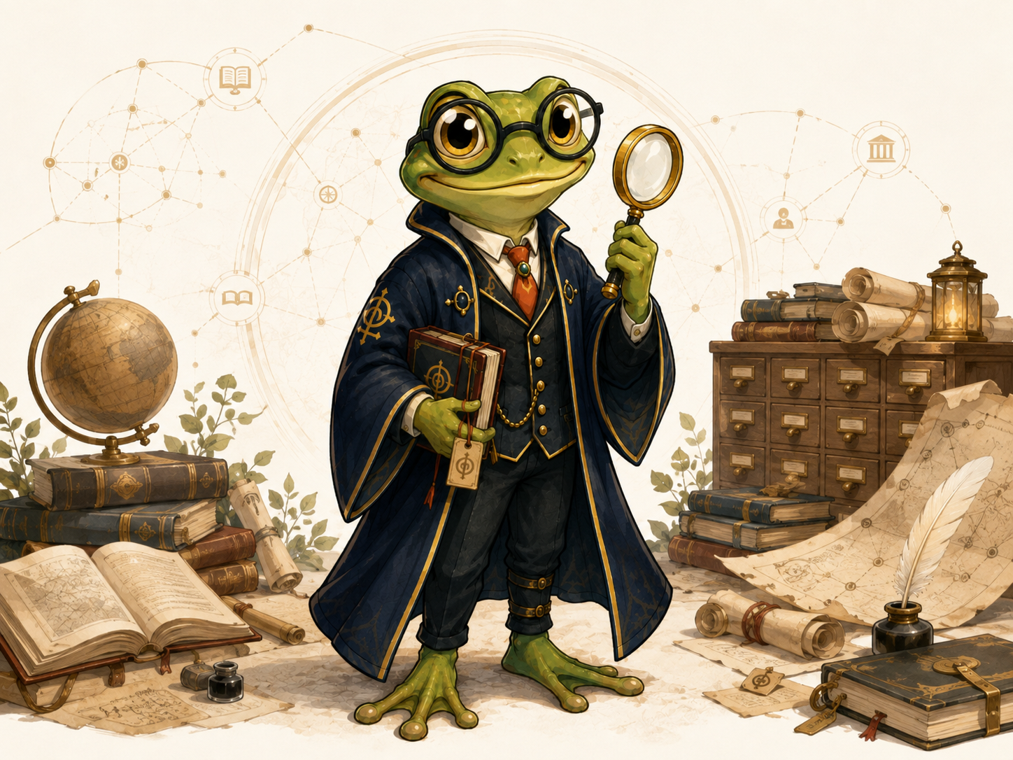 Lorepedia how it works illustration